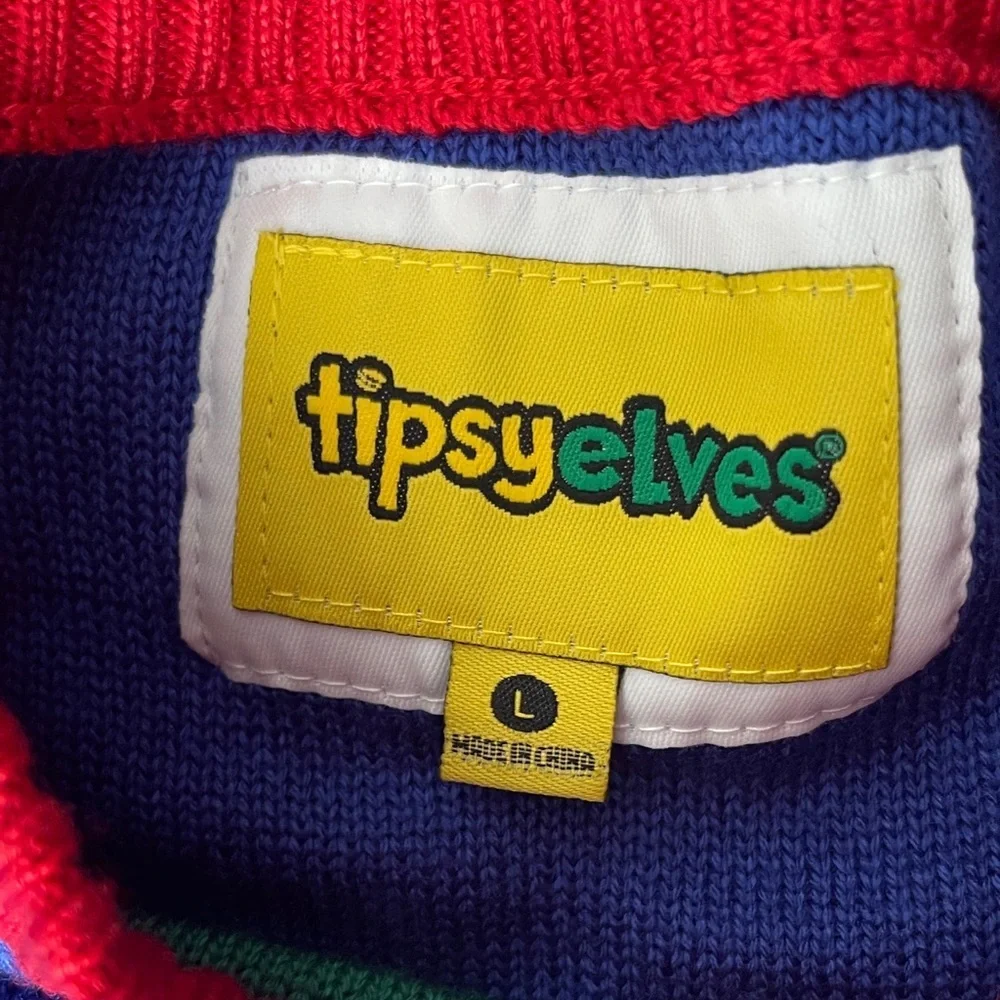 Tipsy Elves Blue Christmas Tree Sweater